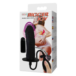 Generique Gode gonflbale et vibrant Bigger Joy 15 x 4.5cm